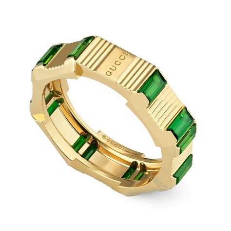 gucci link to love tourmaline and diamond ring|Gucci Yellow Gold, Diamond and Tourmaline Link to .